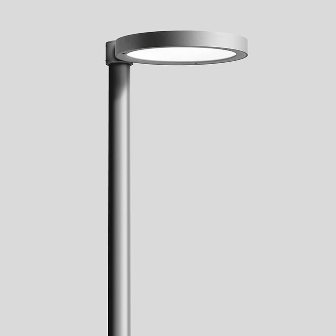 BEGA LED-Aufsatzleuchte 26,4W 76mm 3000K 99407AK3 3276lm si Konv Alu Gl_strukt