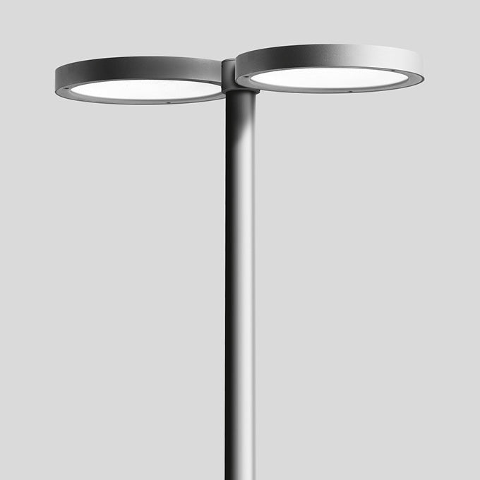 BEGA LED-Aufsatzleuchte 52,8W 76mm 4000K 99408AK4 6757lm si Konv Alu Gl_strukt