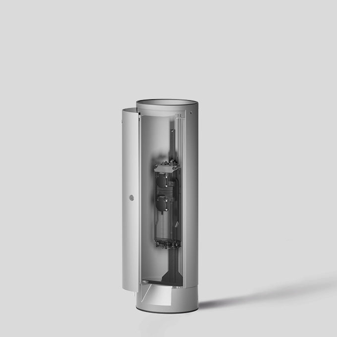 BEGA Steckdosensäule Metall si 2Steckd 99627A 875x265x265mm IP65