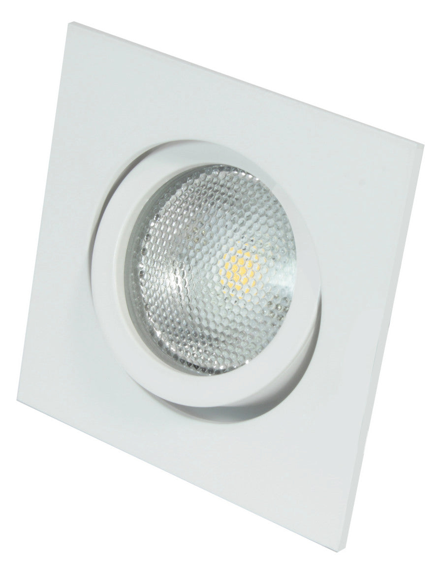 MEGATRON LED-Einbaustrahler 50W 1LED ws DECOCLIC MT75210 GU10 ws mt Alu IP20