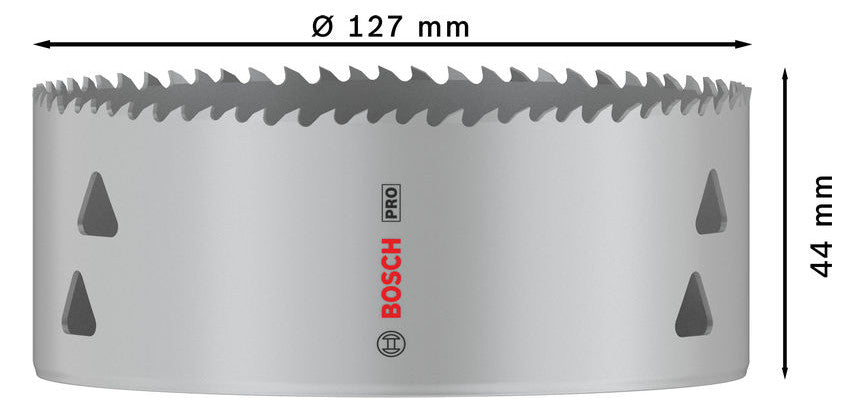 BOSCH-EW Lochsäge 127mm T44mm Gewinde LOCHSÄGE f.Gips Holz