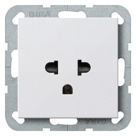 GIRA Steckdose 1f rws glz UP BS IP20 System 55 284003