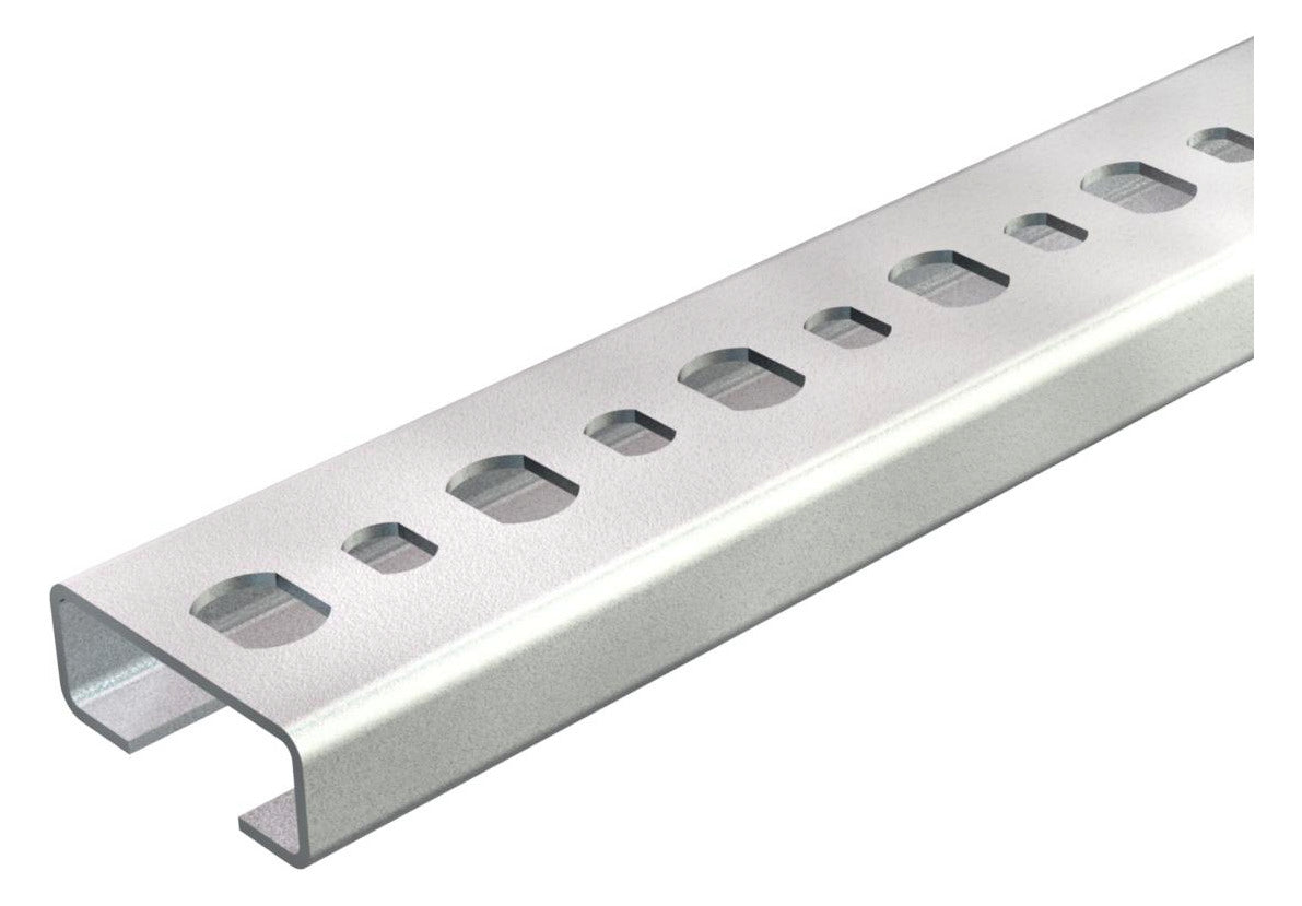 BETTERMANN C-Profilschiene ST 11mm D1mm CL2510P2000FS 2000x25x10mm Rück_gel
