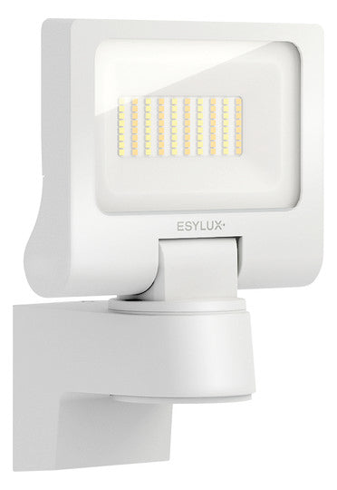 ESYLUX LED-Wandstrahler 10W Konv 1LED ws SUNJA FL TR 1300 827/840 WH 2700-4000K