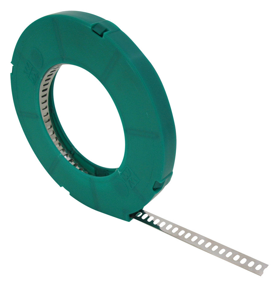 WALRAVEN Lochband IKS-2000 V4A 1.4404 13x0,4mm Rolle 20m für Schilderhalter