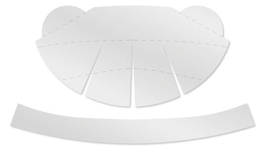 ESYLUX Linse sym direkt Kst 100x58x0,2mm WILMA LENS MASK STICKER
