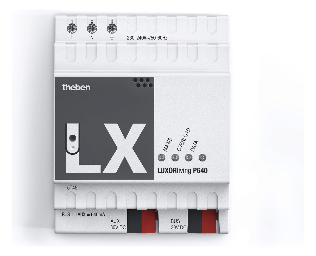 THEBEN Spannungsversorgung KNX REG 4TE LUXORliving P640 640mA LED
