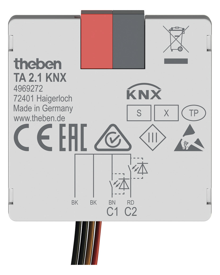 THEBEN Binäreingang KNX UP 2f TA 2.1 KNX