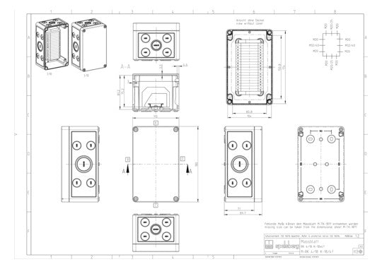 SPELSBERG Klemmenkasten 4qmm 18f Kst AP RKi 4/18 K-18x4² 110x180x90mm AnbMögl