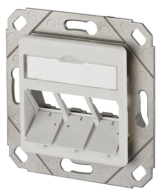 METZ CONNECT Multifunktionsdose UP 3slot 1309161102-E Kanaleinb ws RAL9010