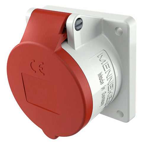 MENNEKES CEE-Anbausteckdose 3p 32A 9h 1788 400V/rt IP44 schraubl.Kl ger Kst