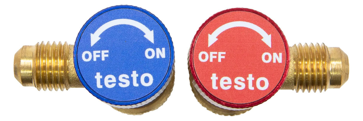 TESTO Befüll-/ Entnahmeventil 7/16"-1/2" UNF 0554 3112