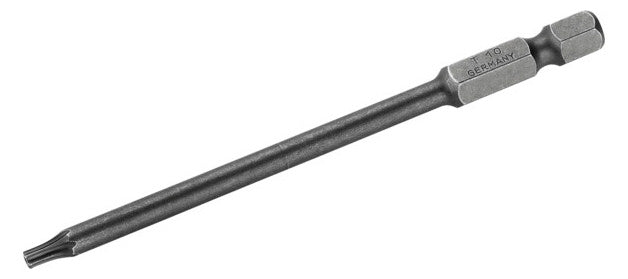 CIMCO Bit Torx mit Sicherungsstift TX20 114575 L=90mm 6,4mm(1/4) m.Loch