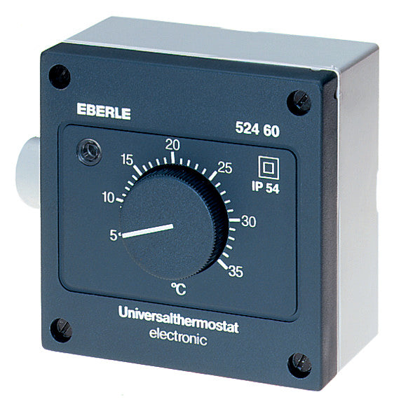 EBERLE Raumthermostat 230V 10A Wechsler AZT-A 524 510 IP54 Widerstandssensor