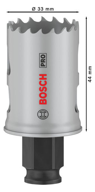 BOSCH-EW Lochsäge 33mm T44mm Sechskant LOCHSÄGE f.Gips Holz