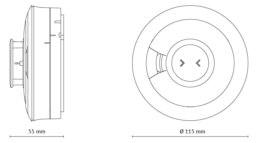 EI ELECTRONICS Wärmemelder Funk ws 10J Ei630iRF autark Batt