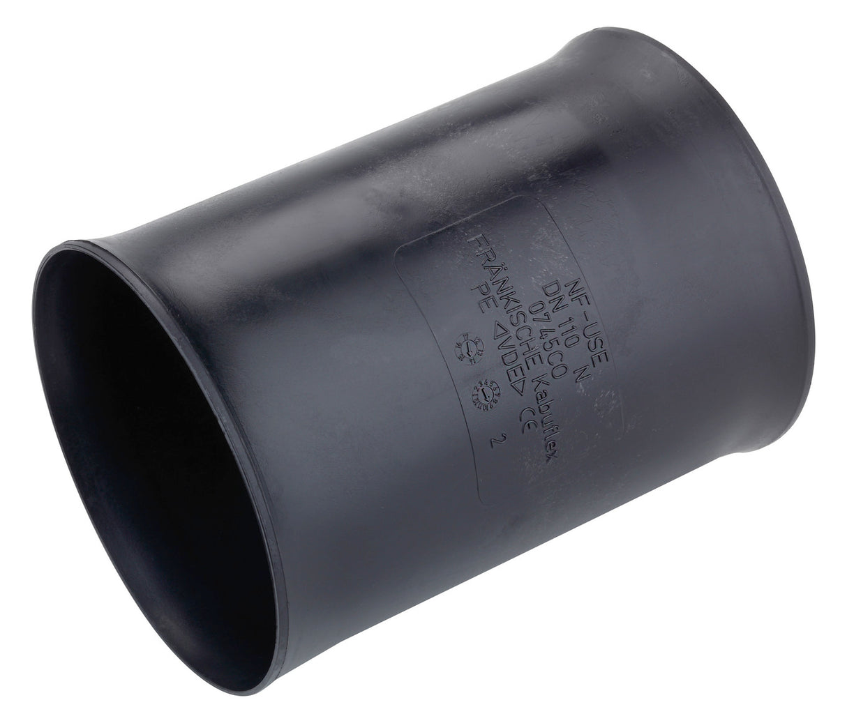 FRÄNKISCHE Rohrmuffe 90/94,7mm Kst PE Kabuflex-Muffe NW 90 unbeh