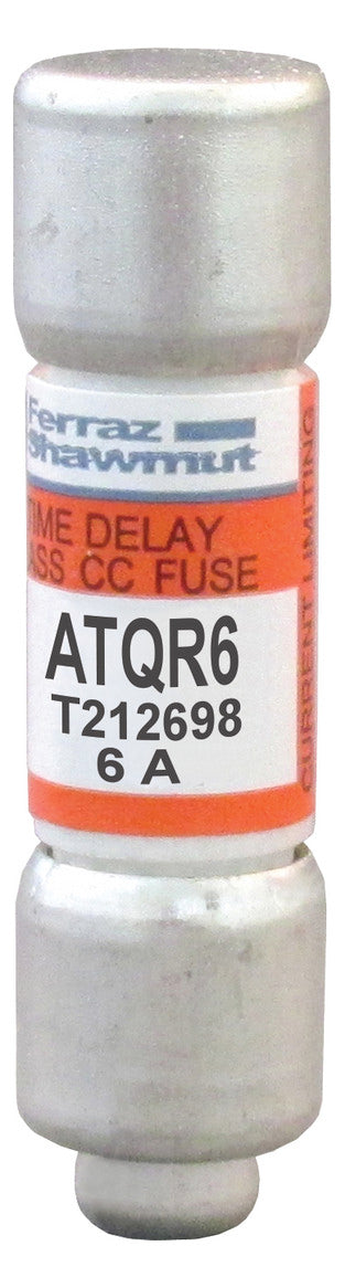 MERSEN Zylindersicherung T 6A 600V AC ATQR6 10x38mm