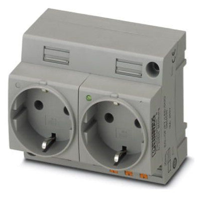 PHOENIX Steckdose REG 250V/AC 16A Typ_CF EO-CF/PT/LED/DUO m.KontrLeuchte 5TE