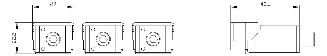 SIEMENS Rahmenklemme 3VA9253-0JA12