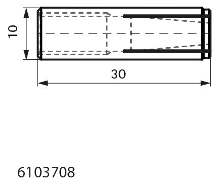 Walraven Einschlaganker WDI1 VA M8x30 un-/gerissener Beton | 6103708