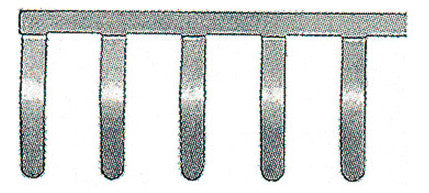 WEIDMÜLLER Querverbinder 58p gr steckb QB 58/8/15 isol m.Berühr.schutz