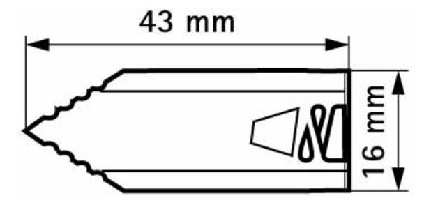Walraven Einschlagdübel XL ev 16x43 o. Schrauben f. dopp. Gipskarton | 6114053