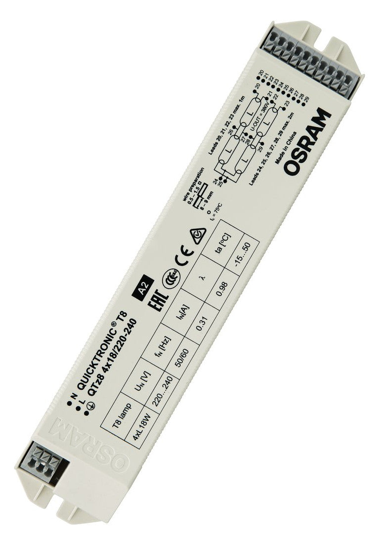 OSRAM Vorschaltgerät 4x18W elektr f.T8 QTz8 4X18