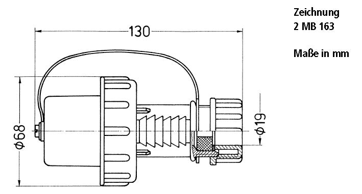 MENNEKES Schutzkontaktstecker 16A 230V 10829 Kst IP68 gn ger