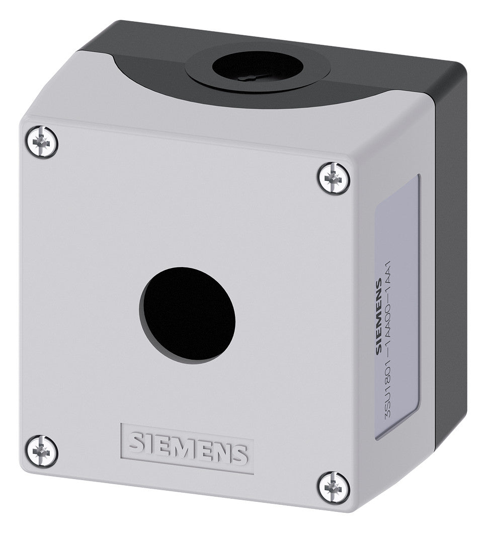 SIEMENS Aufbaugehäuse Kst 22mm IP68 3SU1801-1AA00-1AA1 85x85x67,8mm