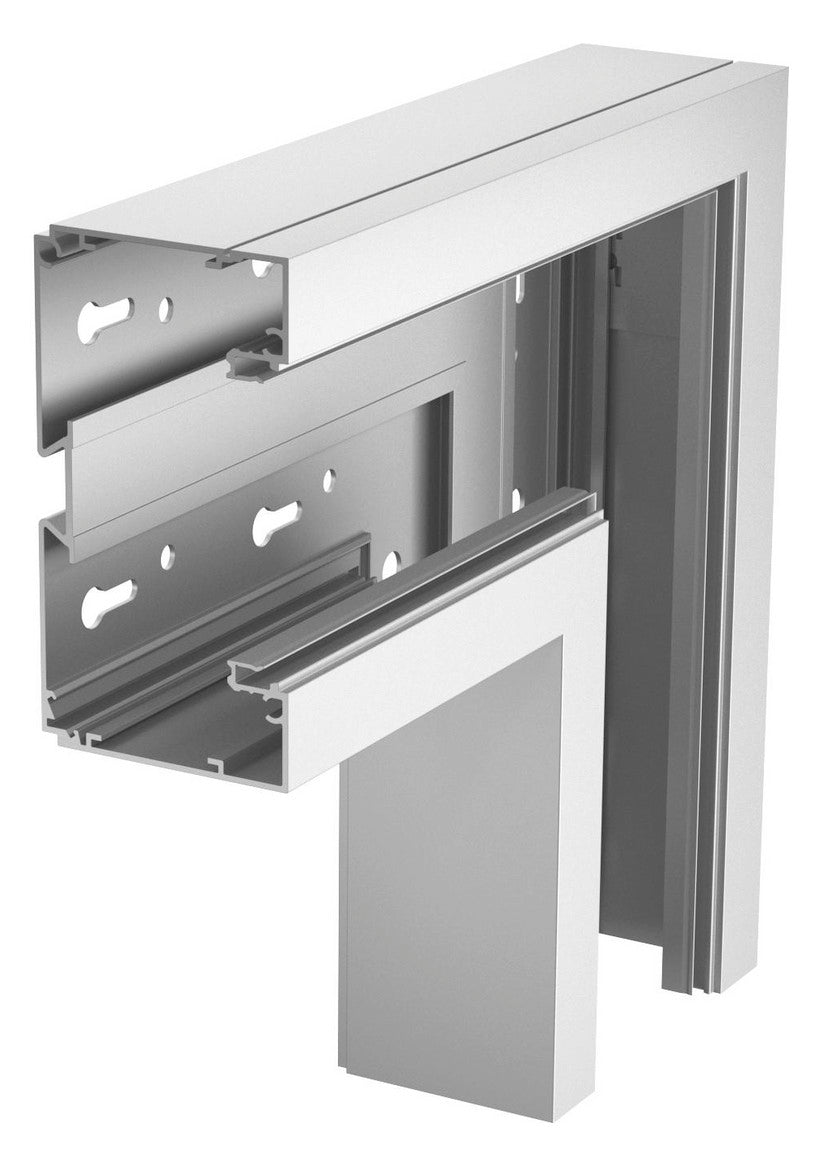 REHAU Flachwinkel GEB-K UT 70x130mm Alu SIGNA STYLE BRA FWF70130 EL natur hfr