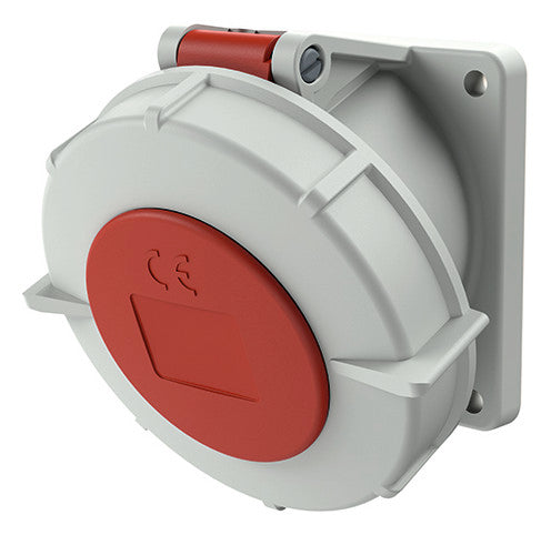 MENNEKES CEE-Anbausteckdose 5p 32A 6h 3590 400V/rt IP67 schraubl.Kl abgew Kst