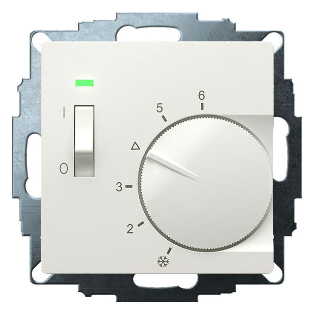 EBERLE Raumthermostat 230V 10A Öffner UTE 1015-RAL9010-G-55 IP20 Bimetall