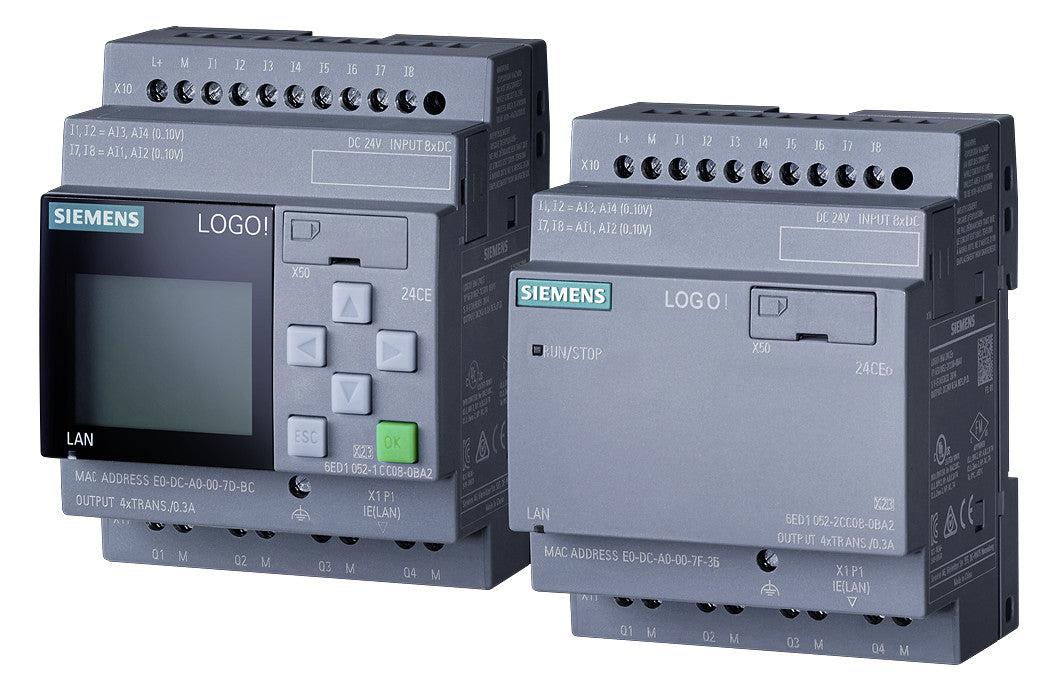 SIEMENS SPS-Steuerung modular 8digiEing LOGO! 6ED1052-2CC08-0BA2 20,4-28,8VDC