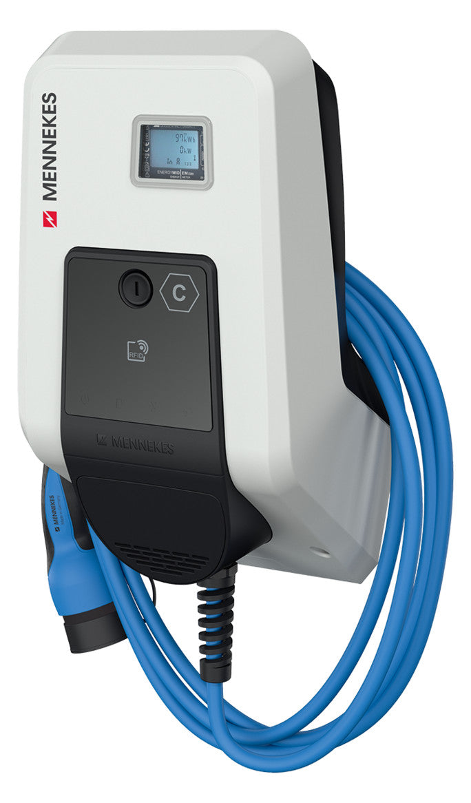 MENNEKES eMobil Wallbox 3ph 22kVA L7,5m AMTRON Professional 22 C2 1f 22kW/Ladep