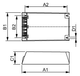PHILIPS-LM Vorschaltgerät 60W elektr HID-PV Xt 60 CPO Q 208-277V f.HI