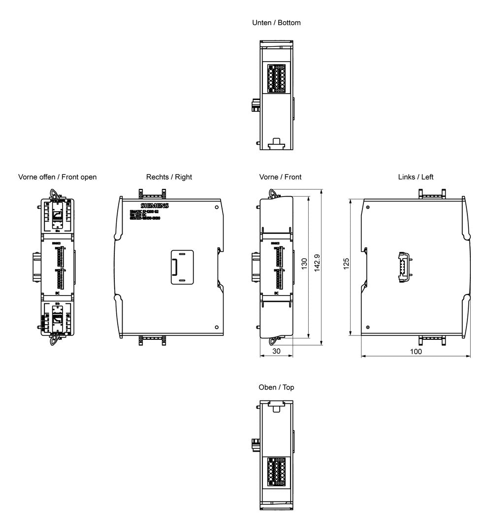 SIEMENS SPS-Digitales E/A-Modul 16Eing 6ES7221-1BH50-0XB0 DC