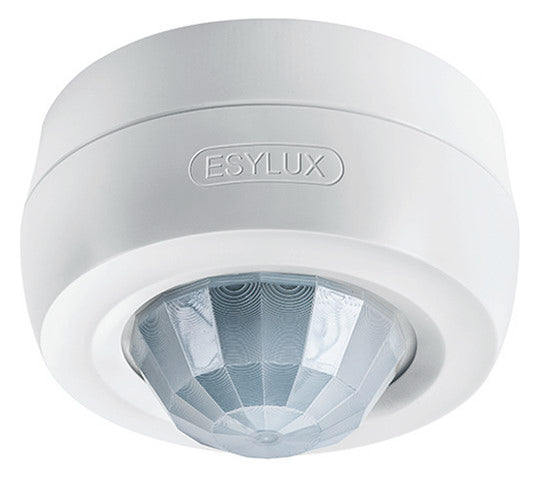ESYLUX Bewegungsmelder 180-360° AP ws Basic MD 360i/24 SMB BWM IP40 fernb