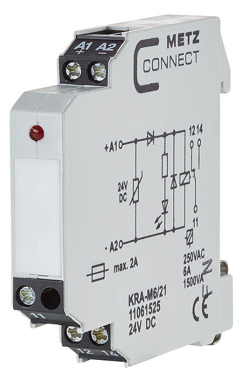 METZ CONNECT Schaltrelais 1W IP20 11061525 11,2x60x60mm Schraub