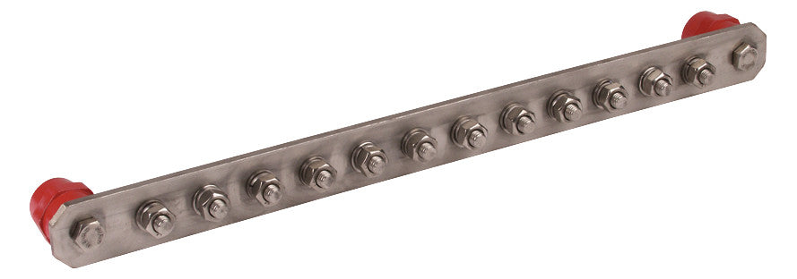 DEHN SE Potentialausgleichschiene 12rndl PAS I 12AP M10 V2A V2A n.Klemme V2A