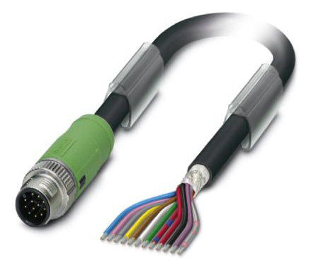 PHOENIX Sensor-Aktorkabel 12p 1,5m ger SAC-12P-MS/ 1,5-35T SH SCO fr.Ende M12