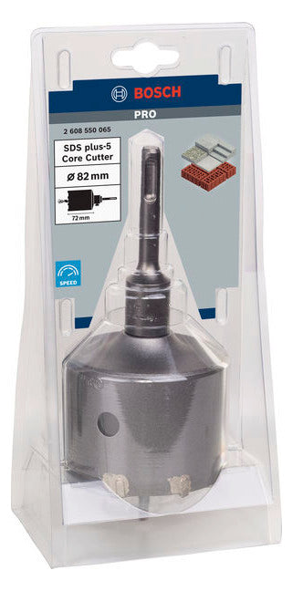 BOSCH-EW SDS-Bohrkrone Hartmetall 8mm 2608550065 82x60mm m.Zentrierbohrer