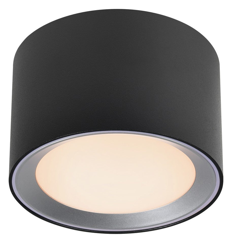 NORDLUX LED-Deckenanbauleuchte 6,5W sw Landon8 2110660103 2700K 600lm Konv