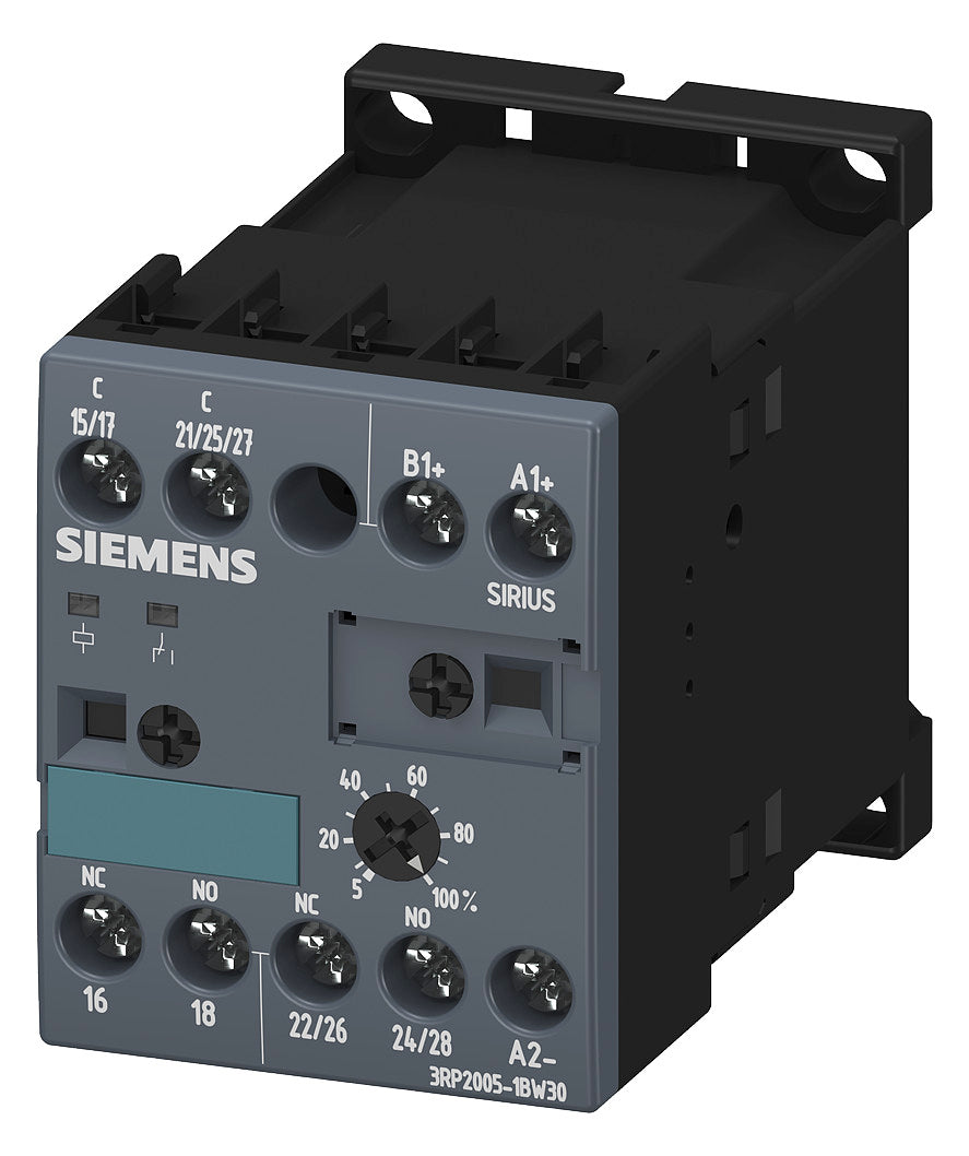 SIEMENS Zeitrelais 24-240V/AC 0.05s-100h 3RP2005-1BW30 ansprVerz rückfVerz
