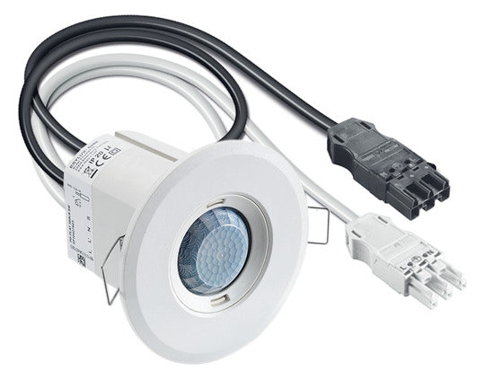 ESYLUX Präsenzmelder 0-360° UP ws IP20 FLAT PD- 360i/8 RW WAGO WINSTA CodeA Prä