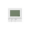 SIEDLE Rufdisplaymodul ws 99x99x27mm DRM 612-02 W