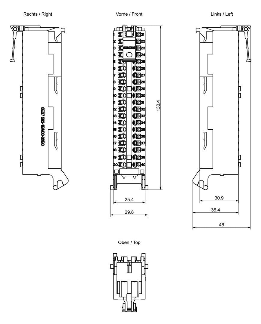 SIEMENS Stecker 6ES7592-1BM00-0XB0