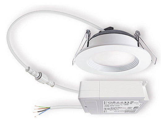 ESYLUX LED-Einbaustrahler 6,5W Konv DALI ELSA-2 DL 68 OP 100° 500 840 DALI W 1LED