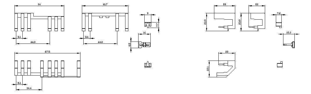 SIEMENS Verdrahtungsset LS 3p 3RA2913-2AA2 Wendeschaltung