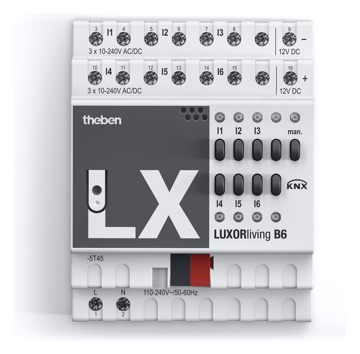 THEBEN Binäreingang KNX REG 4TE LED 6f LUXORliving B6